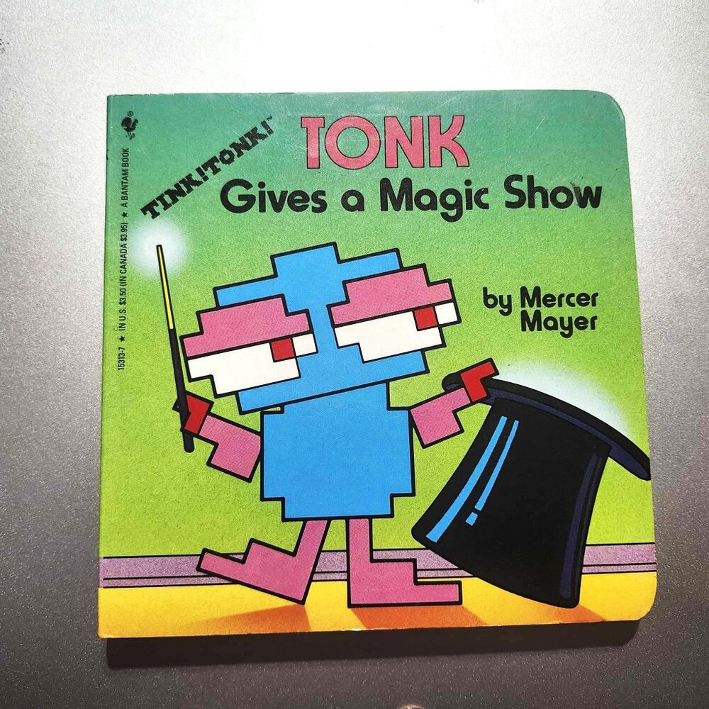 A Tiny Tinktonk! Tale -  TONK Gives a Magic Show by Mercer Mayer board book